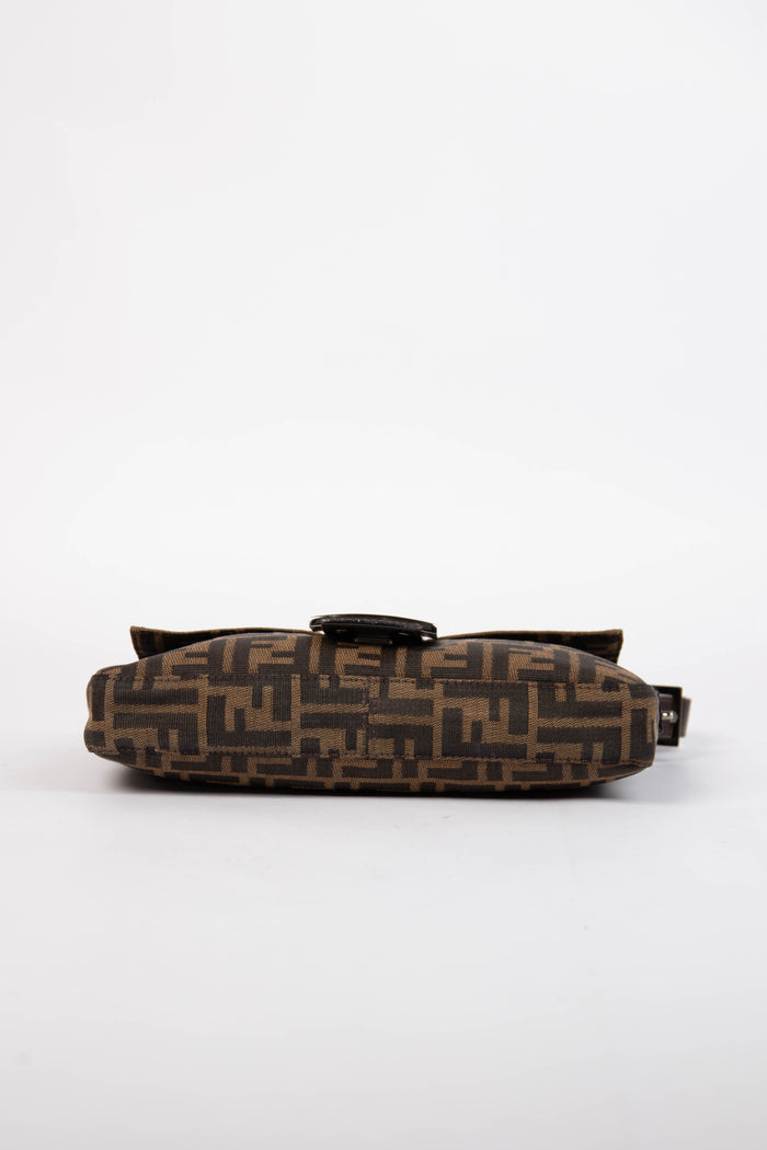 90s Fendi Zucca Baguette Monogram Shoulder Bag