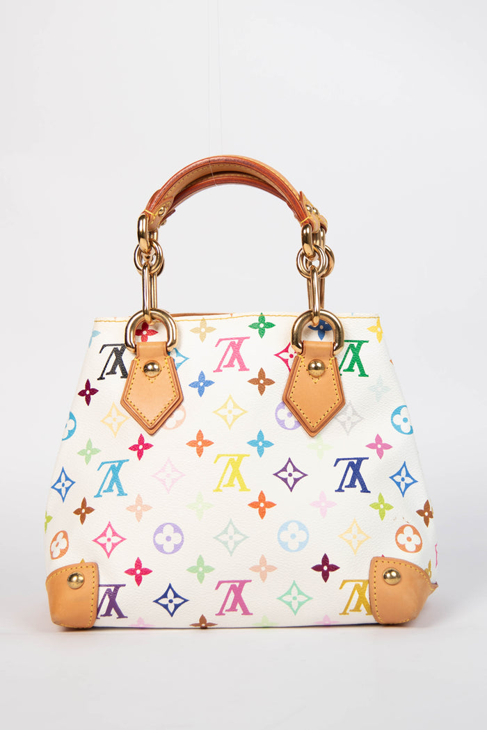 2000s Louis Vuitton x Takashi Murakami Multicolour Monogram Audra Top Handle Bag