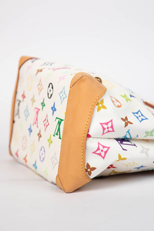 2000s Louis Vuitton x Takashi Murakami Multicolour Monogram Audra Top Handle Bag