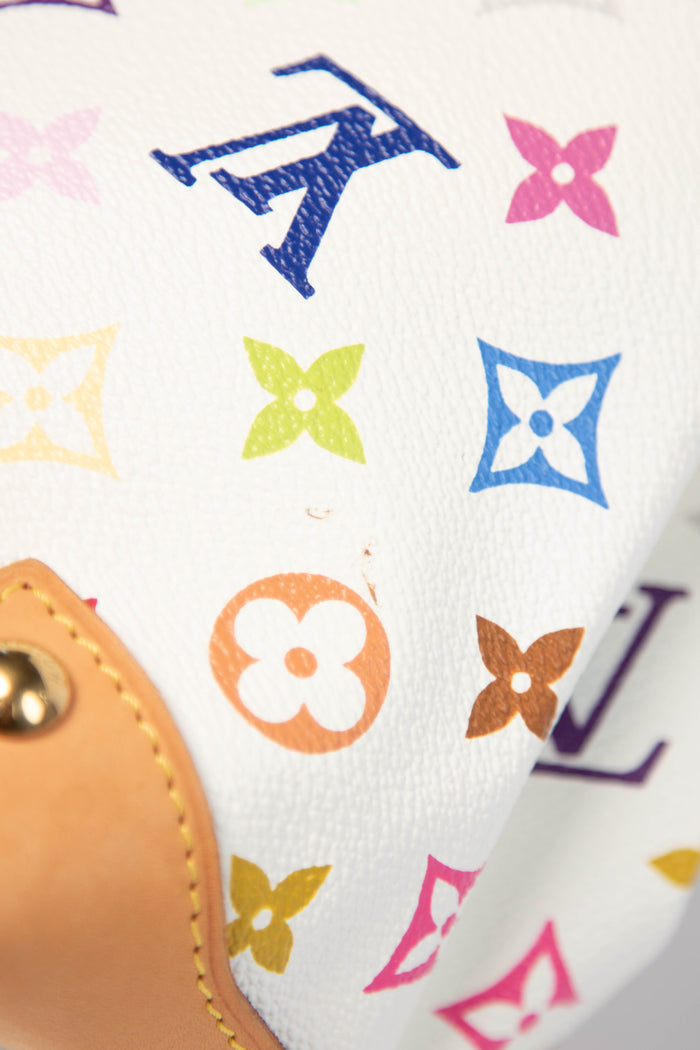 2000s Louis Vuitton x Takashi Murakami Multicolour Monogram Audra Top Handle Bag
