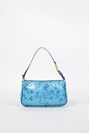 RARE Louis Vuitton x Takashi Murakami Vernis Cosmic Blossom Pochette Accessoires