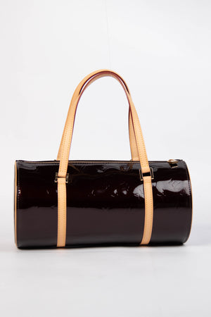2000s Louis Vuitton Vernis Bedford Oxblood Papillon 30cm