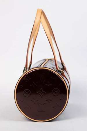 2000s Louis Vuitton Vernis Bedford Oxblood Papillon 30cm