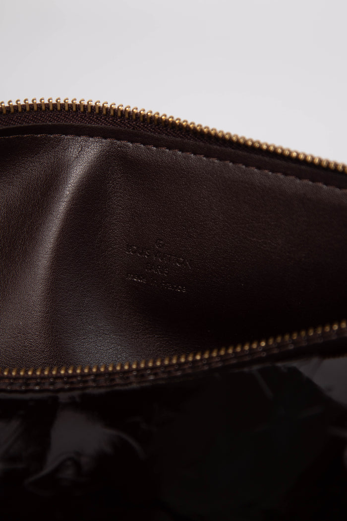 2000s Louis Vuitton Vernis Bedford Oxblood Papillon 30cm