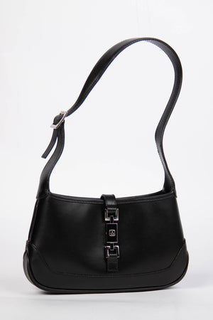 Vintage Gucci Black Leather Mini Jackie Bag