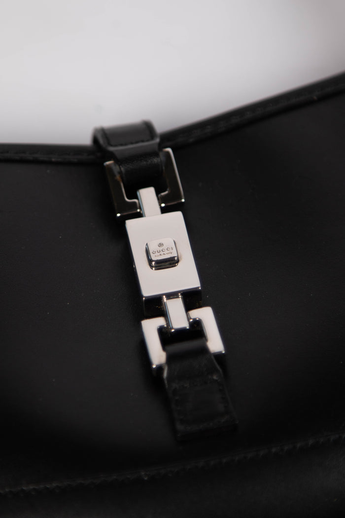 Vintage Gucci Black Leather Mini Jackie Bag