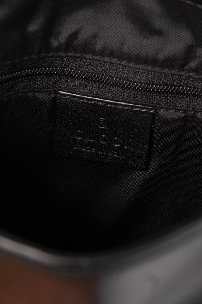 Vintage Gucci Black Leather Mini Jackie Bag