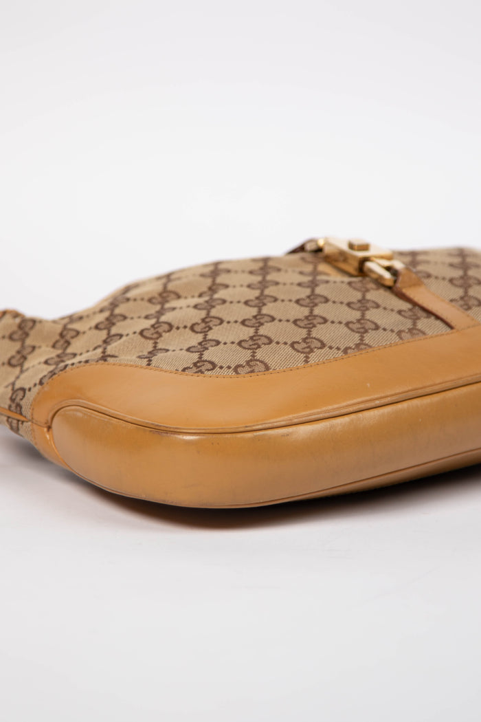2000s Gucci Monogram Jackie Shoulder Bag