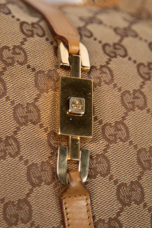 2000s Gucci Monogram Jackie Shoulder Bag