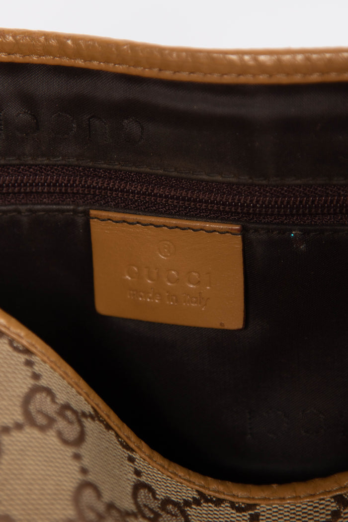 2000s Gucci Monogram Jackie Shoulder Bag