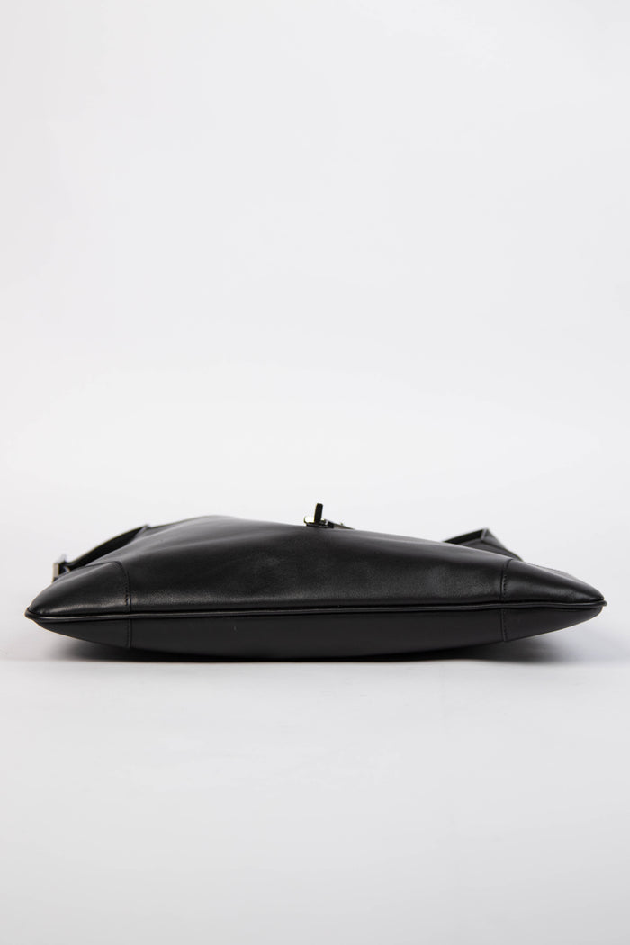 Vintage Gucci Black Leather Kandinsky Jackie Bag