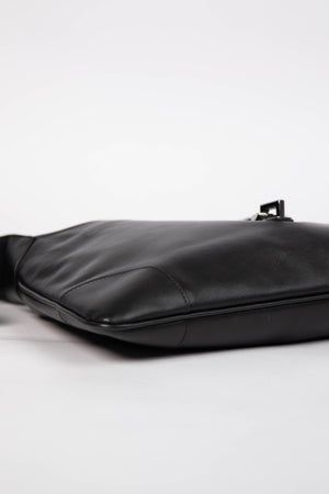 Vintage Gucci Black Leather Kandinsky Jackie Bag