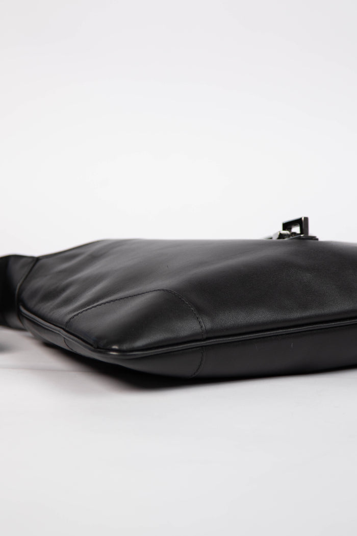 Vintage Gucci Black Leather Kandinsky Jackie Bag