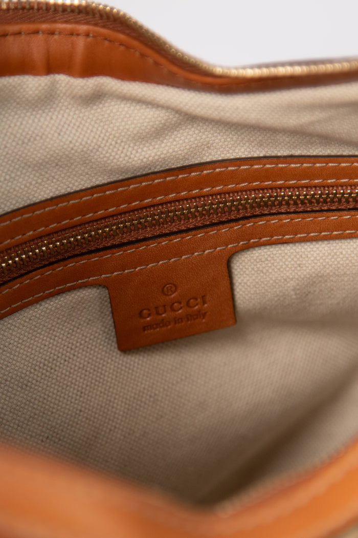 Vintage Gucci Web Horsebit Hobo Shoulder Bag