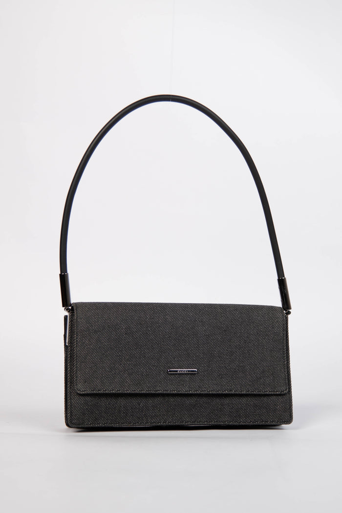 Vintage Gucci Small Denim Shoulder Bag