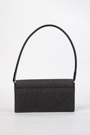 Vintage Gucci Small Denim Shoulder Bag