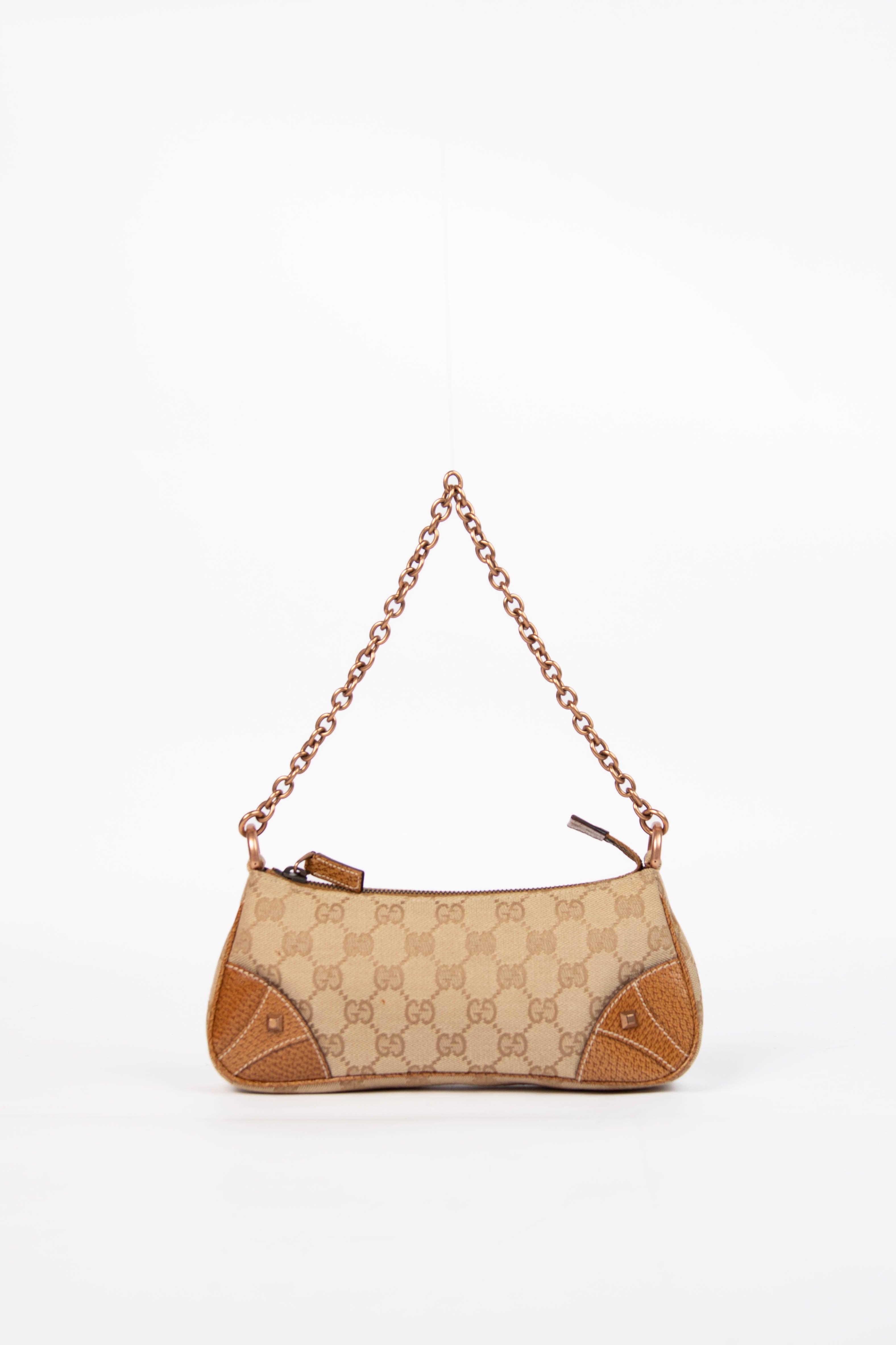 バッグ 90s GUCCI FUR LEATHER SHOULDER TOTE BAG Gucci Brown Rabbit Fur and Leather Britt Hobo Shoulder Bag