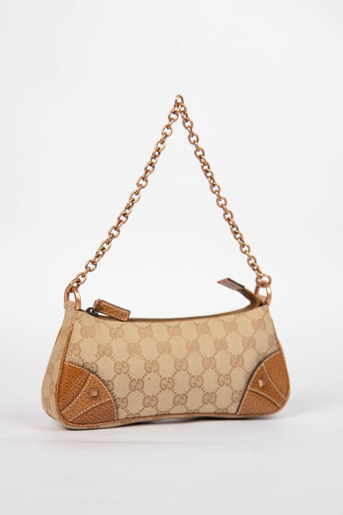Vintage Gucci Classic Monogram Small Shoulder Bag