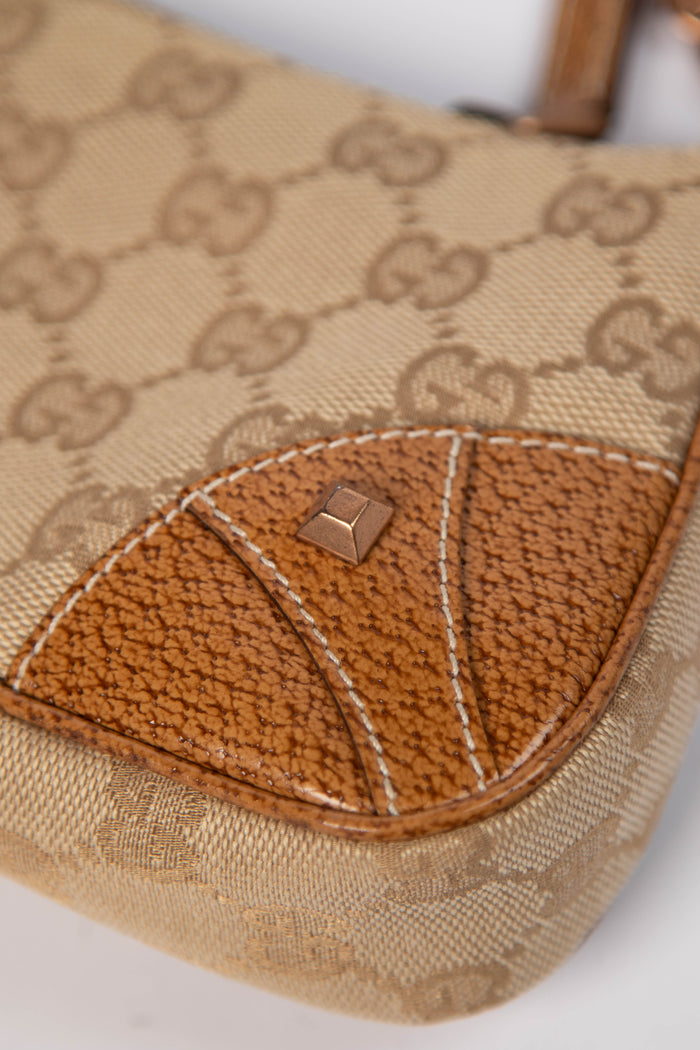Vintage Gucci Classic Monogram Small Shoulder Bag