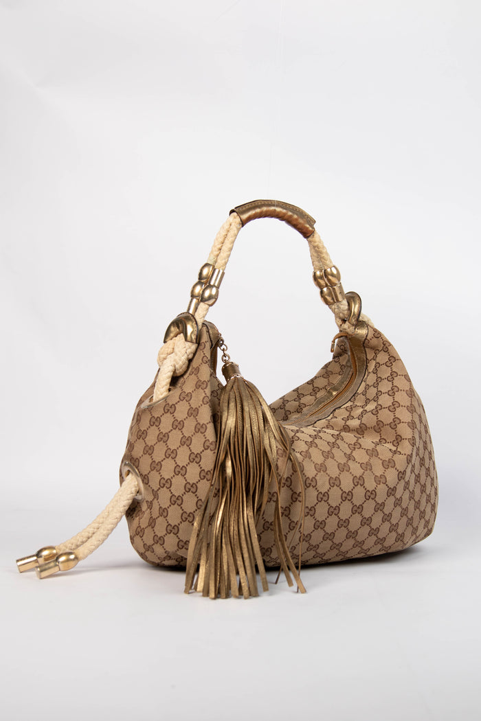 Vintage Gucci Monogram Acapulco Hobo Bag