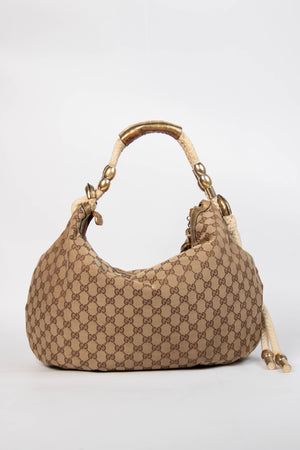 Vintage Gucci Monogram Acapulco Hobo Bag