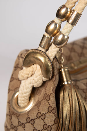 Vintage Gucci Monogram Acapulco Hobo Bag