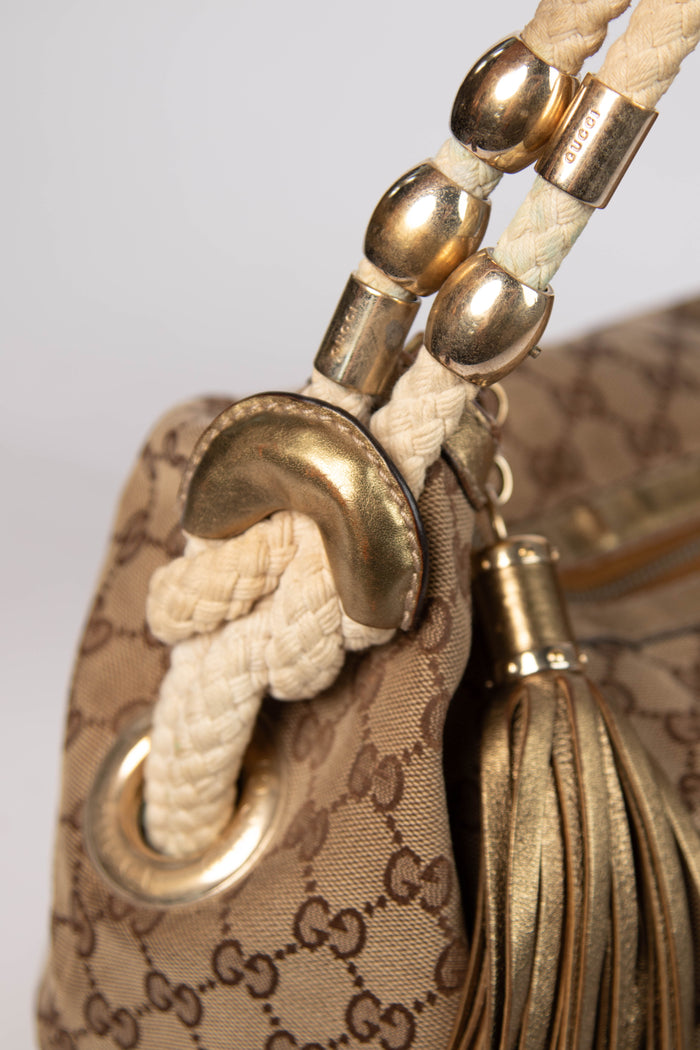 Vintage Gucci Monogram Acapulco Hobo Bag