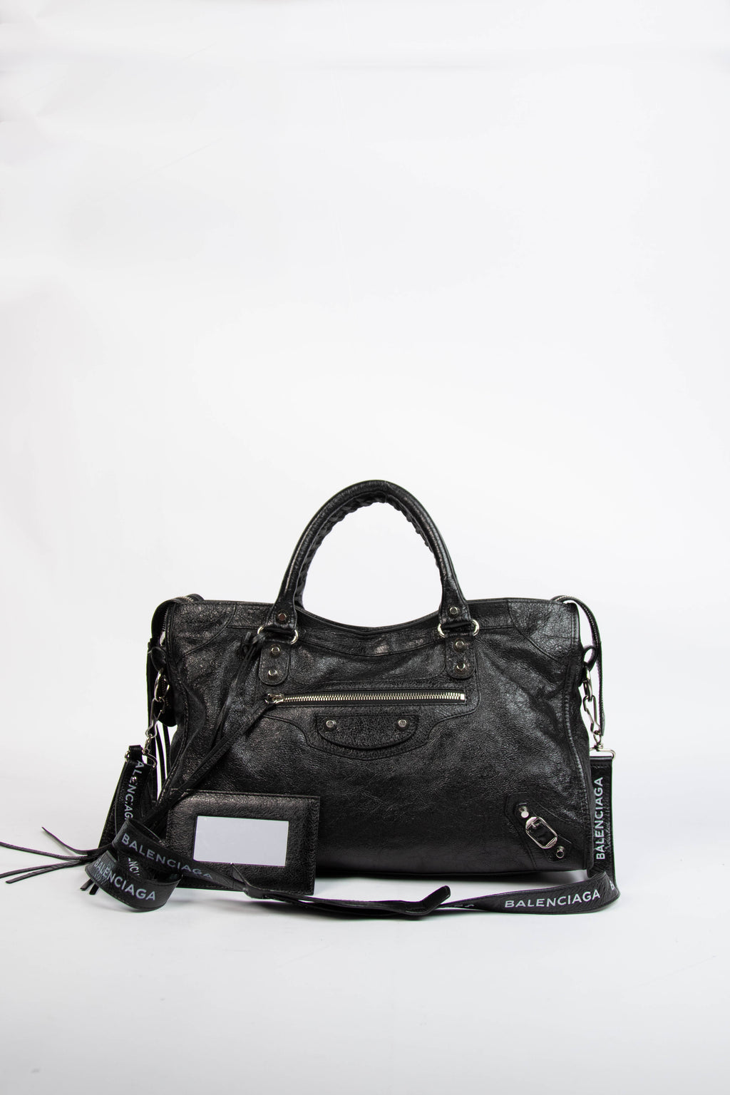 【2色展開】BALENCIAGA レザー トートバッグ 8054812ABAV2621 レザー BALENCIAGA(バレンシアガ) トートバッグ(メンズ) - 海外