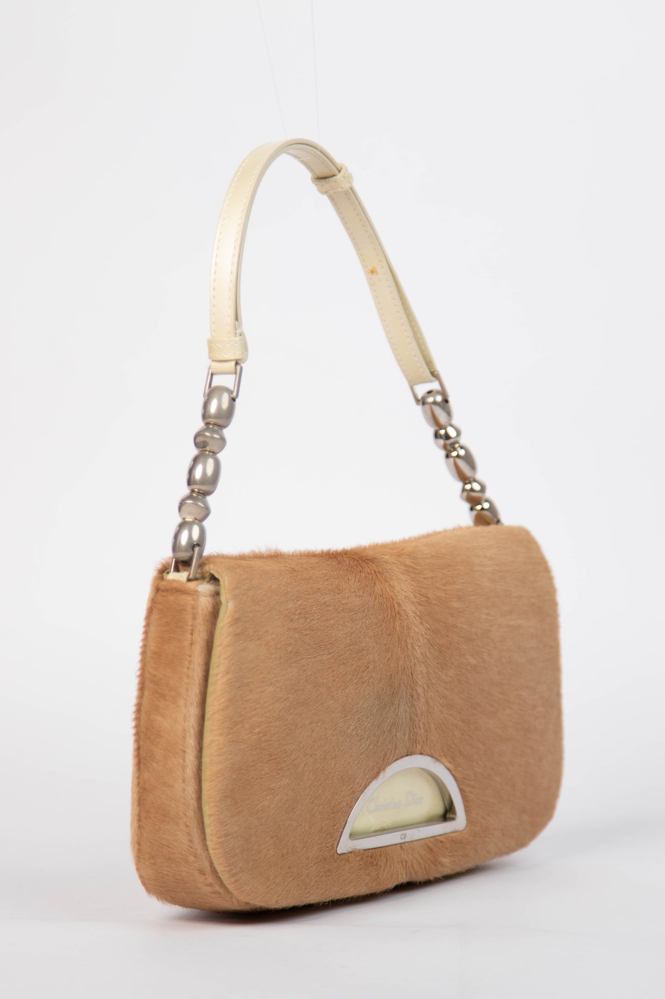 RARE Christian Dior Pony Hair Malice Shoulder Bag