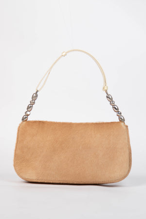 RARE Christian Dior Pony Hair Malice Shoulder Bag