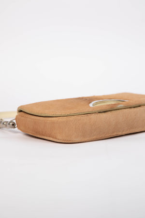 RARE Christian Dior Pony Hair Malice Shoulder Bag