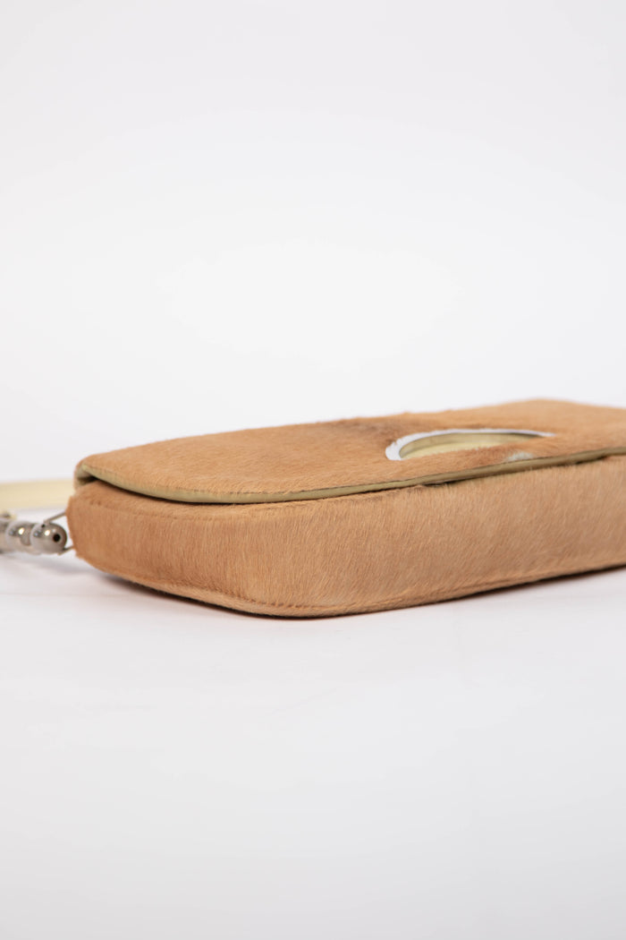 RARE Christian Dior Pony Hair Malice Shoulder Bag