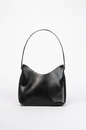 Vintage Gucci Tom Ford Black Metal Ring Shoulder Bag
