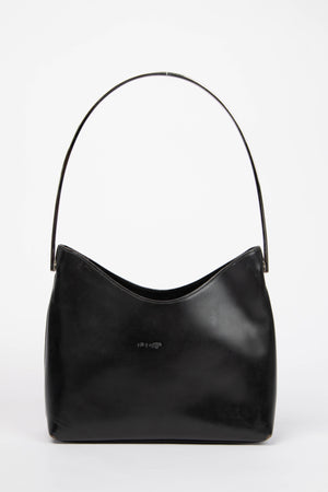 Vintage Gucci Tom Ford Black Metal Ring Shoulder Bag