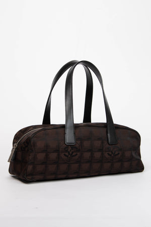 2000s Chanel Black Travel Line Bowling Bag