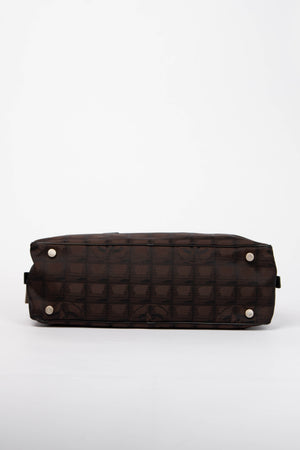 2000s Chanel Black Travel Line Bowling Bag