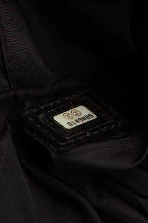 2000s Chanel Black Travel Line Bowling Bag