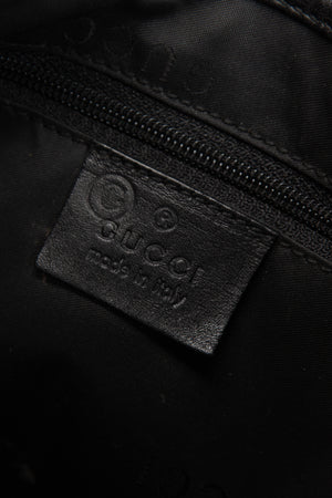 Vintage Gucci Snakeprint Canvas Small Jackie Shoulder Bag