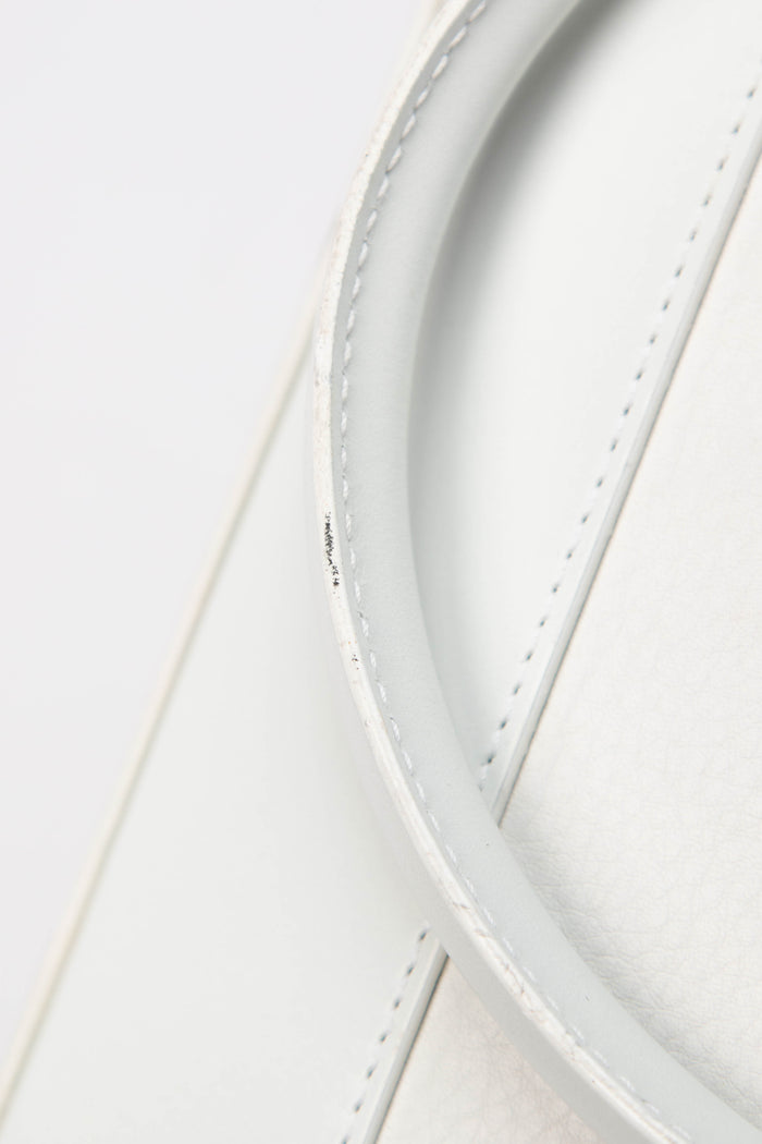 2000s Christian Dior White Leather Street Chic Tote Bag