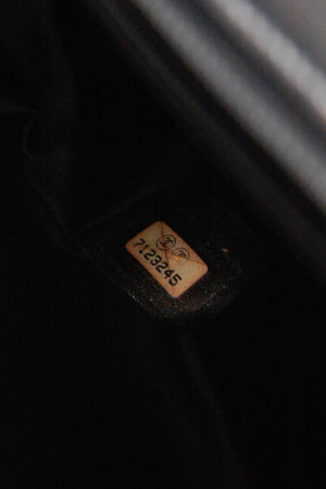 2000s Chanel Black Travel Line Single Flap Shoulder Bag