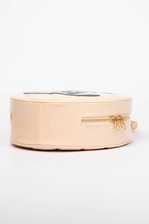 SUPER RARE 90s Chanel Round CC Top Handle Bag