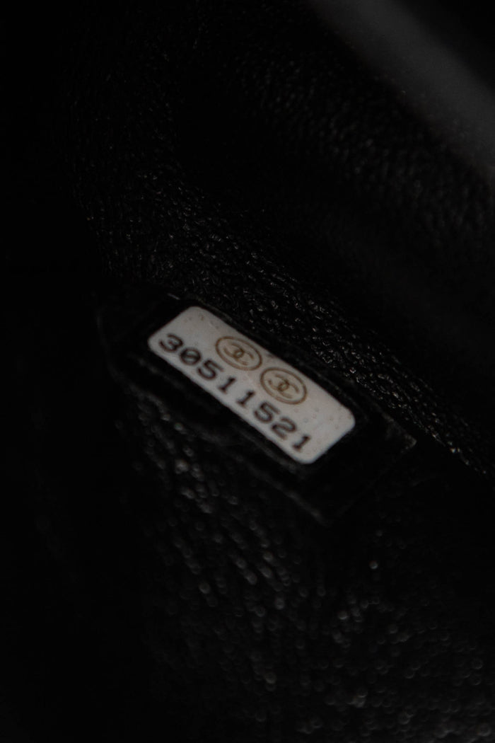 2020 Chanel Black and White Tweed Medium Double Flap Shoulder Bag