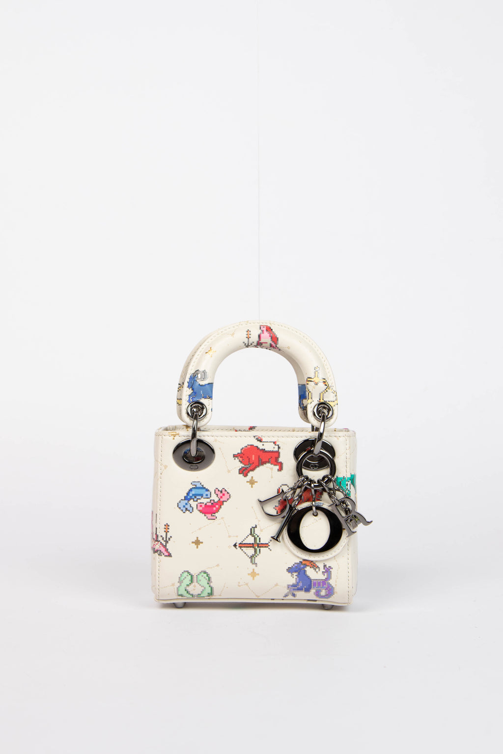 RARE 2024 Christian Dior Zodiac Pixel Micro Lady Dior