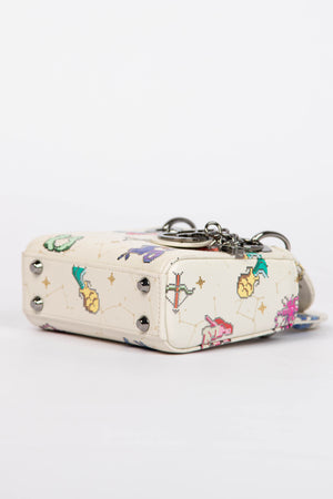 RARE 2024 Christian Dior Zodiac Pixel Micro Lady Dior