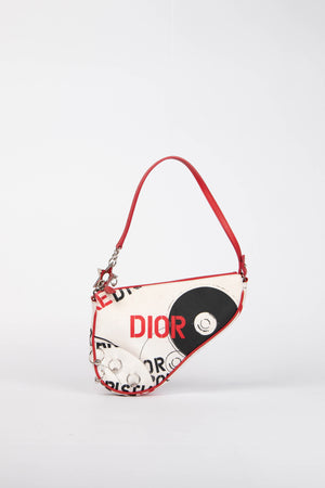 RARE 2000s Christian Dior Hardcore Piercing Saddle Bag