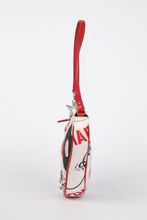 RARE 2000s Christian Dior Hardcore Piercing Saddle Bag