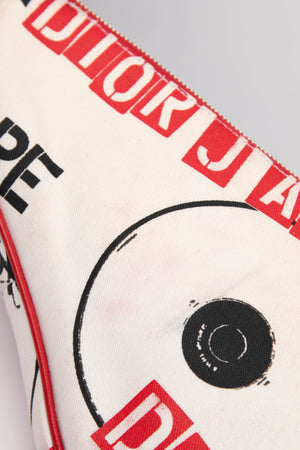 RARE 2000s Christian Dior Hardcore Piercing Saddle Bag