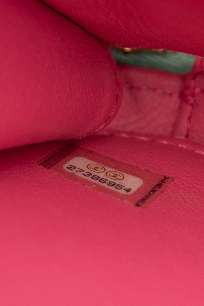 2019 Chanel Tri-Colour Caviar Leather Vanity Case