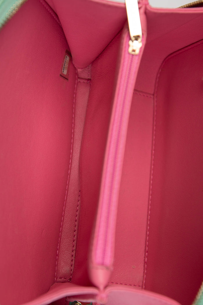 2019 Chanel Tri-Colour Caviar Leather Vanity Case