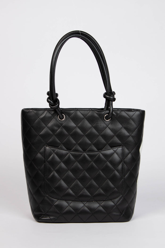 2000s Chanel Black Rue Cambon Bucket Bag